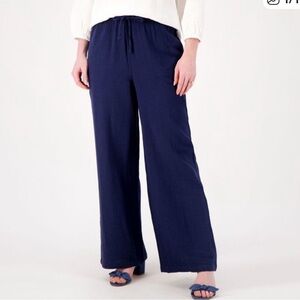 Encore by Idina Menzel Women's
Pants Gauze Drawstring